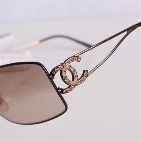 chanel sunglasses frameless|chanel diamante sunglasses.